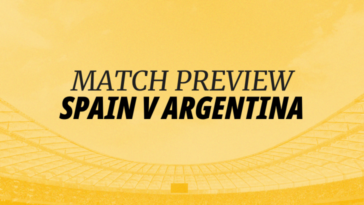Betfair banner for Spain v Argentina in the World Cup final betting tips
